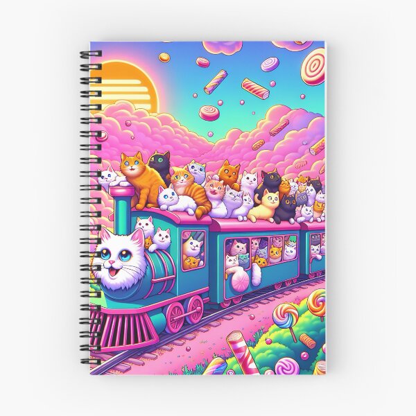 Item preview, Catchy Cat Express! A Surreal Adventure Through Candyland designed and sold by 0penvimark.