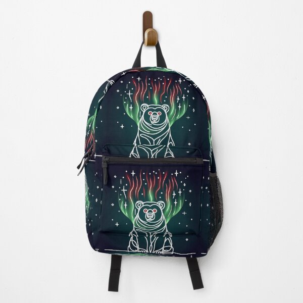 Item preview, Northern Lights Bear - Majestic Polar Bear Art Design Inspired by the Aurora Borealis by Egyape designed and sold by egyape ⭐⭐⭐⭐⭐.