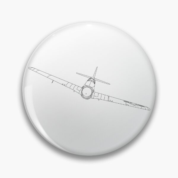 Item preview, P-51 Mustang Aircraft Illustration  designed and sold by skye-studio.