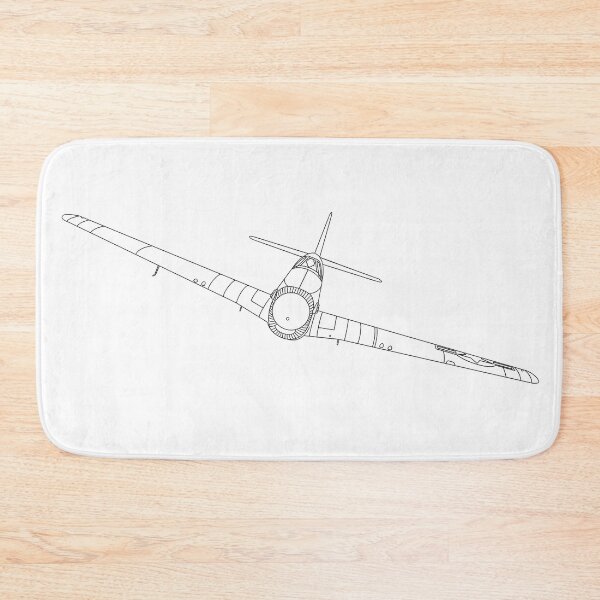 Item preview, P-51 Mustang Aircraft Illustration  designed and sold by skye-studio.
