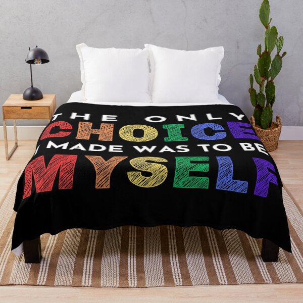 Item preview, The Only Choice I Made Was to Be Myself (White) designed and sold by LyndaNoel Design.