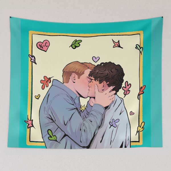 Item preview, Charlie and Nick kissing | Narlie | Heartstopper Love designed and sold by crisshasart.