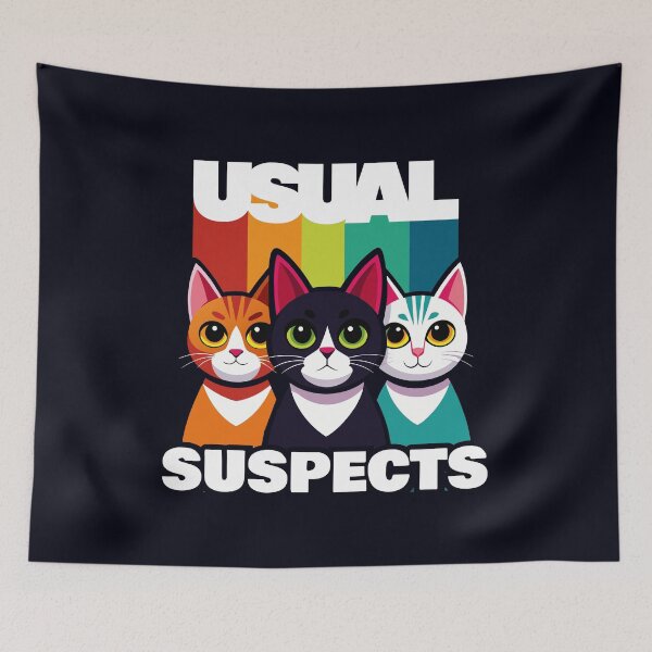 Item preview, Usual suspects - cats designed and sold by therockstuff.