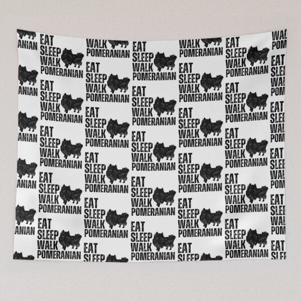 Item preview, Eat Sleep Walk Pomeranian designed and sold by TheAnimalZ00.