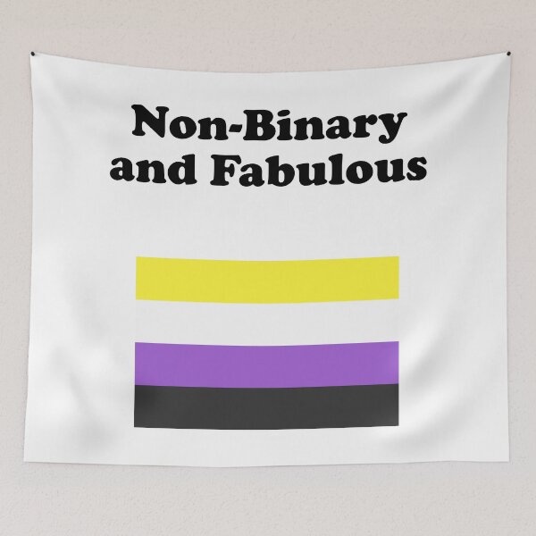 Item preview, Non-Binary and Fabulous Nonbinary   designed and sold by Inspirationmotivation.