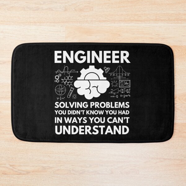 Item preview, Engineer Solving Problems You Didn't Know You Had, Funny engineering designed and sold by Dabbing Turtle Designs.