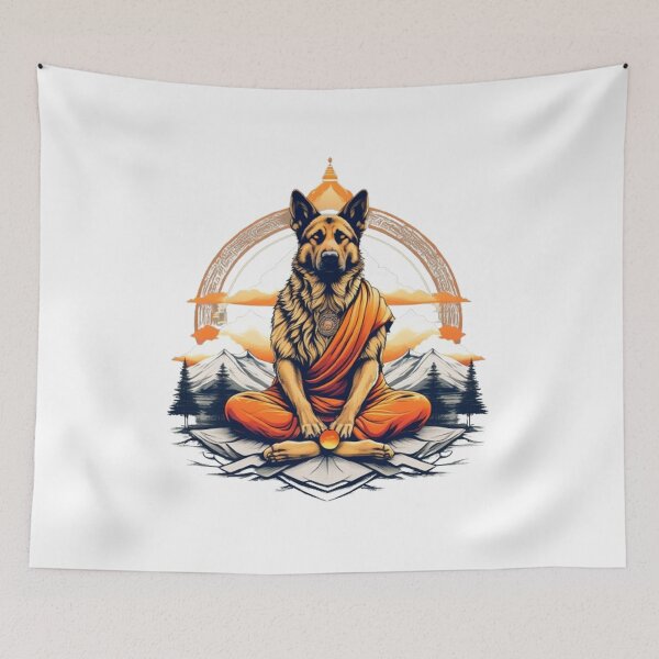 Item preview, Meditating Dog designed and sold by Canan Topantas.