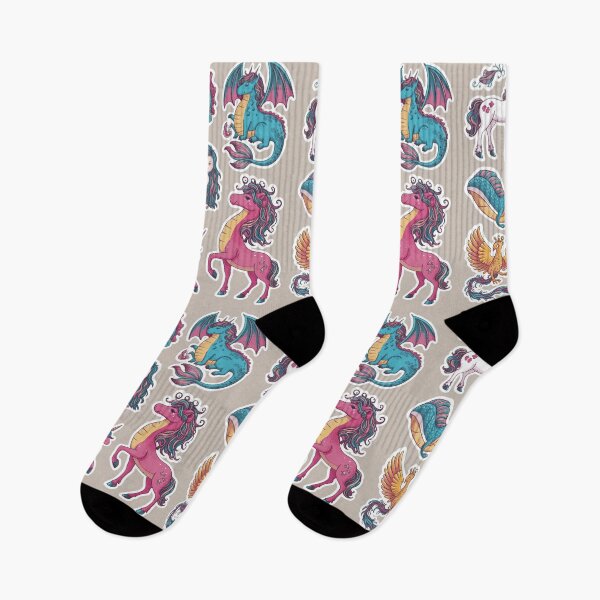 Item preview, Unicorn-and -Strange animal stickers designed and sold by Wing4e.