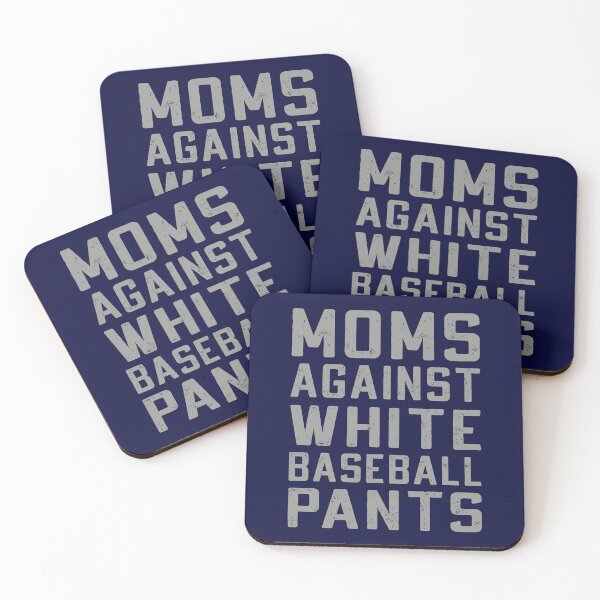 Item preview, Moms Against White Baseball Pants Funny Baseball Mom Quote  designed and sold by Dapper-Art.