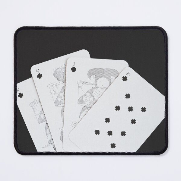 Item preview, black and white playing cards made with love  designed and sold by URbeloved-art.
