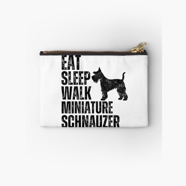 Item preview, Eat Sleep Walk Miniature Schnauzer designed and sold by TheAnimalZ00.
