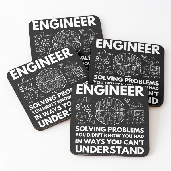 Item preview, Engineer Solving Problems You Didn't Know You Had, Funny engineering designed and sold by Dabbing Turtle Designs.