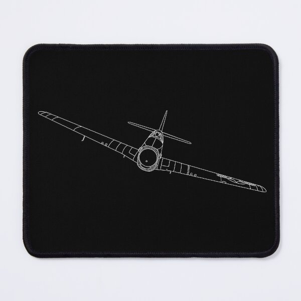 Item preview, P-51 Mustang Aircraft Illustration  designed and sold by skye-studio.