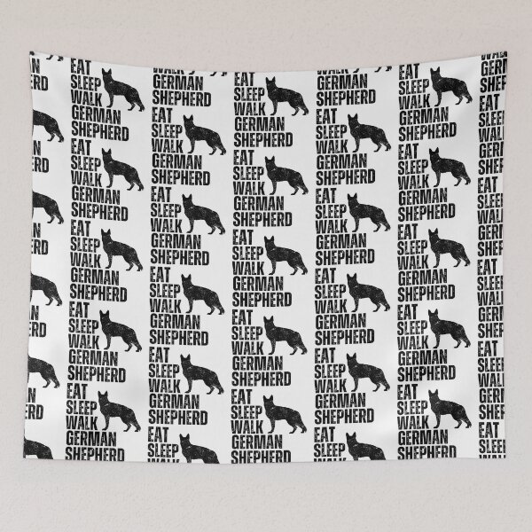 Item preview, Eat Sleep Walk German Shepherd designed and sold by TheAnimalZ00.