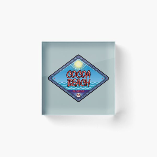 Item preview, Cocoa Beach stitching effect Florida  designed and sold by studioss76.