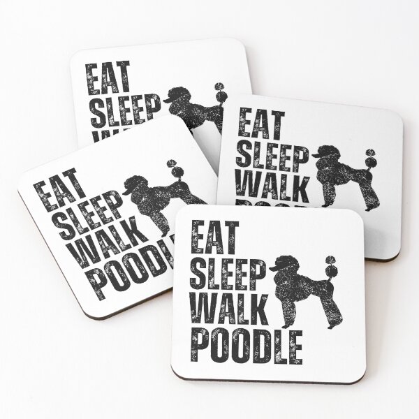 Item preview, Eat Sleep Walk Poodle designed and sold by TheAnimalZ00.