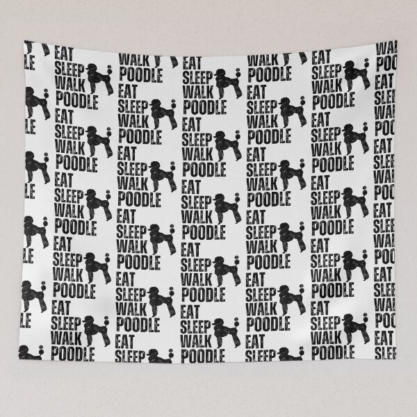 Item preview, Eat Sleep Walk Poodle designed and sold by TheAnimalZ00.