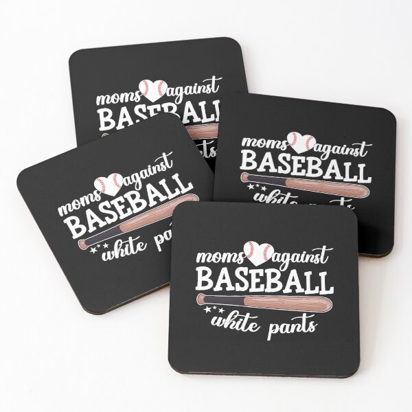 Item preview, Moms Against White Baseball Pants Funny Baseball Mom Quote  designed and sold by Dapper-Art.
