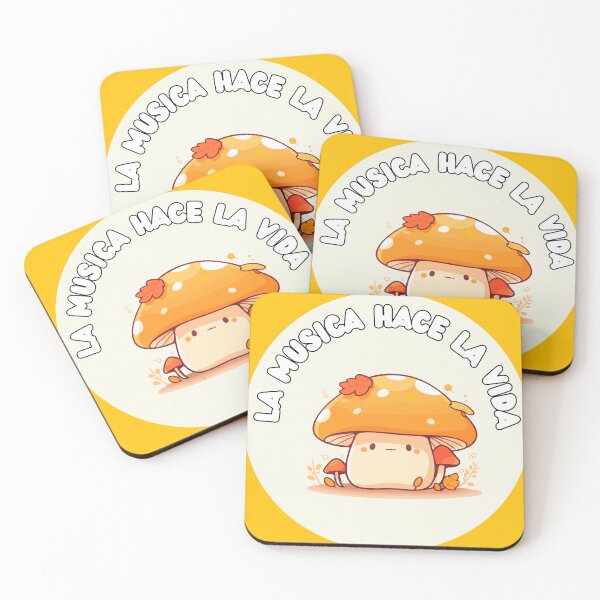 Item preview, Kawaii Fungi & Music designed and sold by WuweiDG.