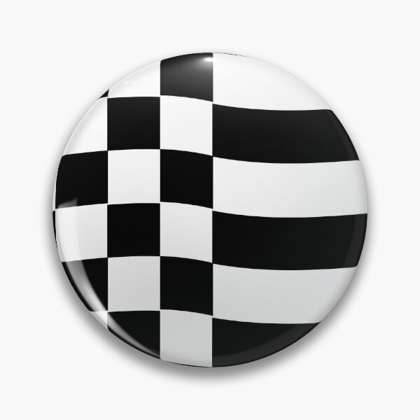 Item preview, Black and white checkered striped warped preppy pattern designed and sold by fluffyfamcraft.