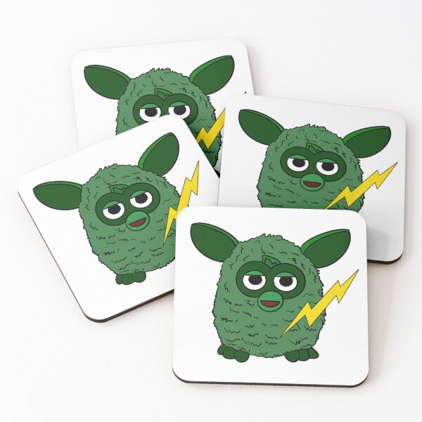 Item preview, Forest Green Zeus Furby designed and sold by Animals-by-JB.