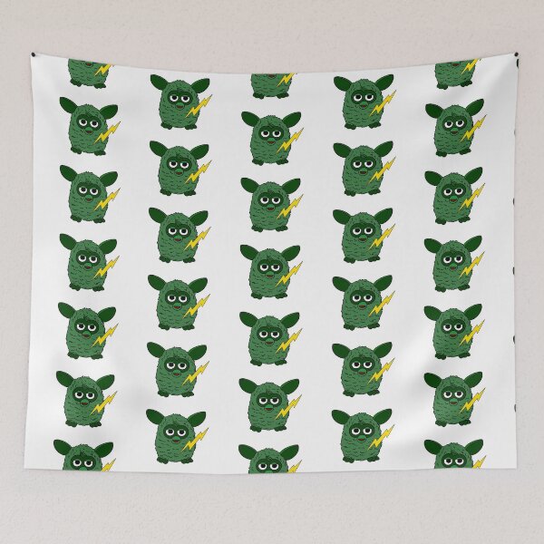 Item preview, Forest Green Zeus Furby designed and sold by Animals-by-JB.