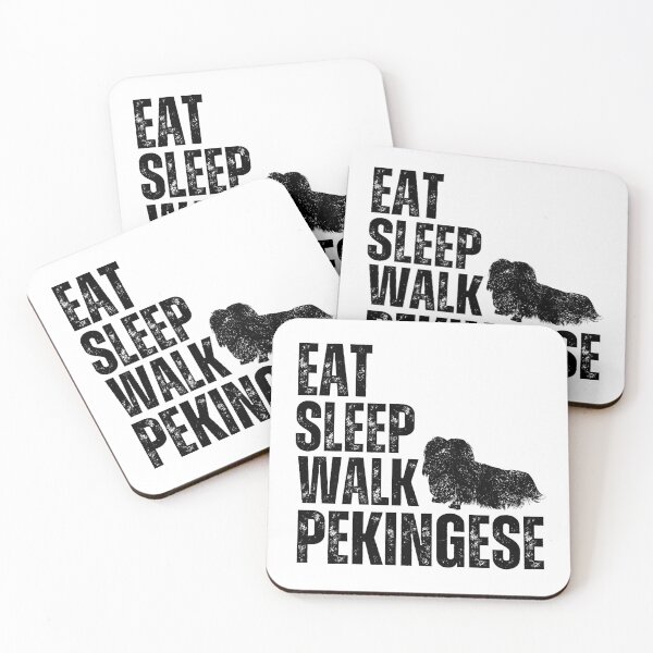 Item preview, Eat Sleep Walk Pekingese designed and sold by TheAnimalZ00.
