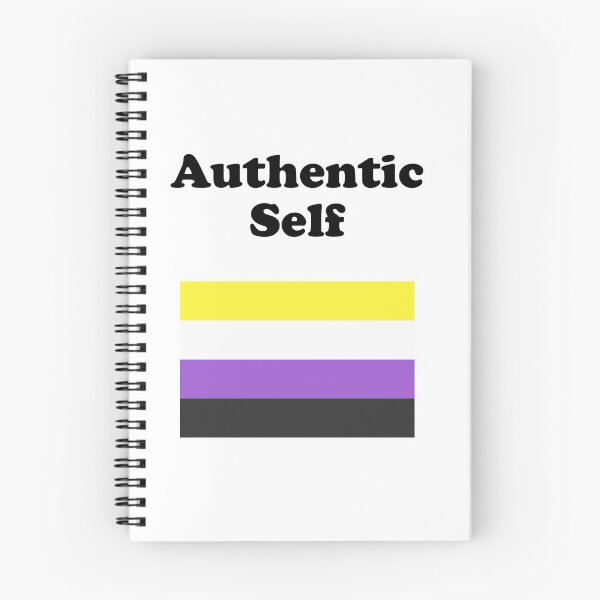 Item preview, Non-Binary Flag Authentic Self Nonbinary   designed and sold by Inspirationmotivation.