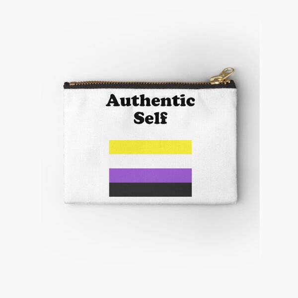 Item preview, Non-Binary Flag Authentic Self Nonbinary   designed and sold by Inspirationmotivation.