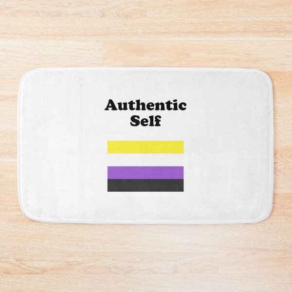 Item preview, Non-Binary Flag Authentic Self Nonbinary   designed and sold by Inspirationmotivation.