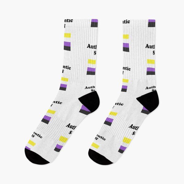 Item preview, Non-Binary Flag Authentic Self Nonbinary   designed and sold by Inspirationmotivation.