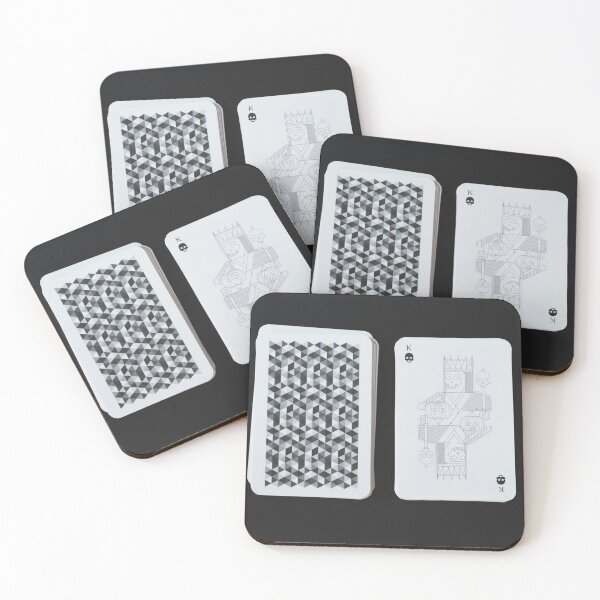 Item preview,  Black and white playing cards made with love  designed and sold by URbeloved-art.