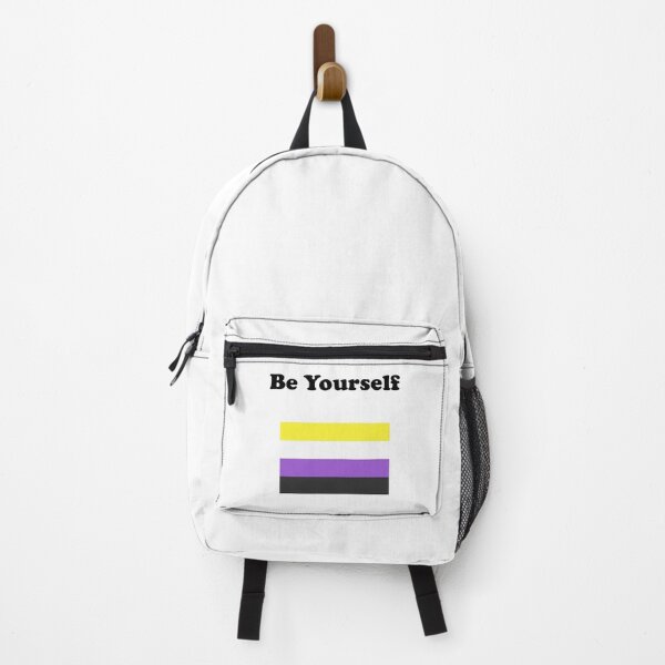 Item preview, Non-Binary Flag  Be Yourself Nonbinary   designed and sold by Inspirationmotivation.