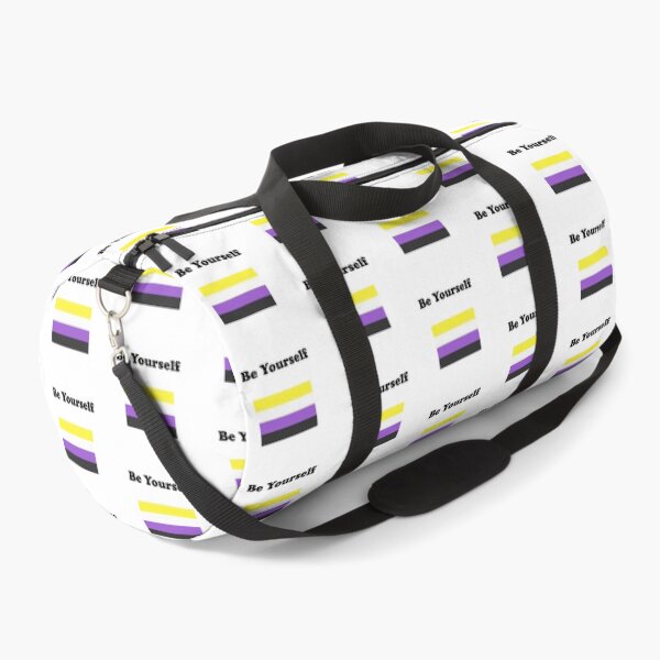 Item preview, Non-Binary Flag Be Yourself Nonbinary designed and sold by Inspirationmotivation.