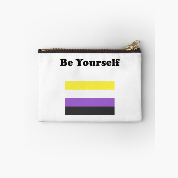 Item preview, Non-Binary Flag  Be Yourself Nonbinary   designed and sold by Inspirationmotivation.