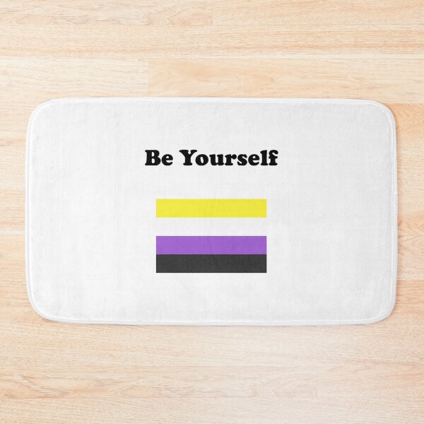 Item preview, Non-Binary Flag  Be Yourself Nonbinary   designed and sold by Inspirationmotivation.
