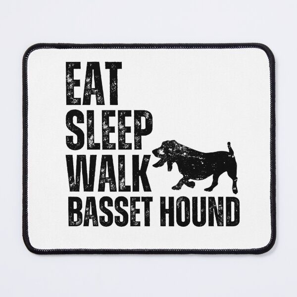 Item preview, Eat Sleep Walk Basset Hound designed and sold by TheAnimalZ00.
