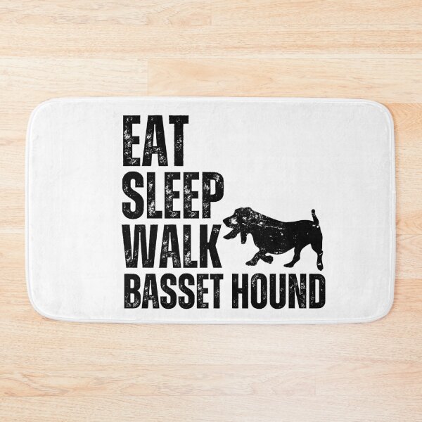 Item preview, Eat Sleep Walk Basset Hound designed and sold by TheAnimalZ00.
