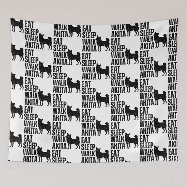 Item preview, Eat Sleep Walk Akita designed and sold by TheAnimalZ00.