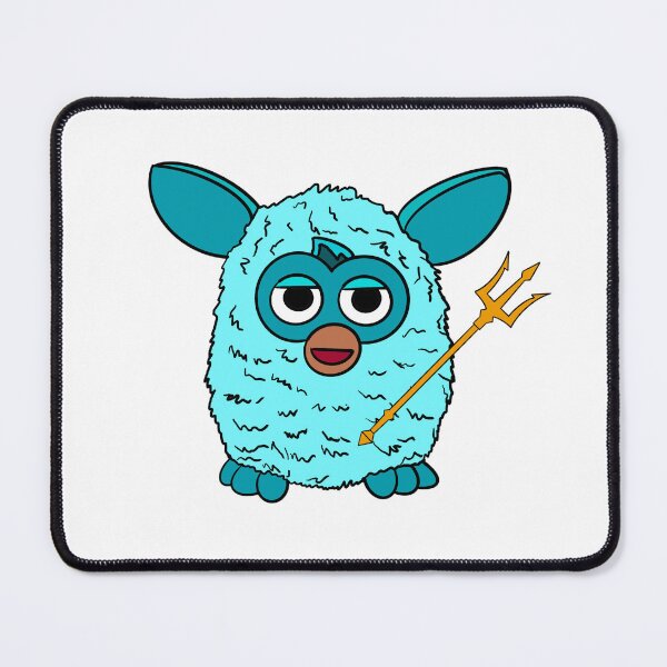 Item preview, Light Blue Poseidon Furby designed and sold by Animals-by-JB.
