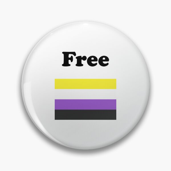 Item preview, Non-Binary Flag Free Nonbinary   designed and sold by Inspirationmotivation.