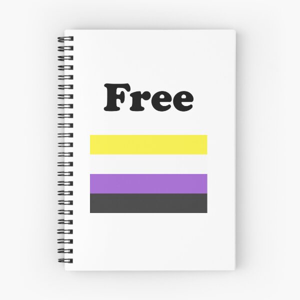 Item preview, Non-Binary Flag Free Nonbinary   designed and sold by Inspirationmotivation.