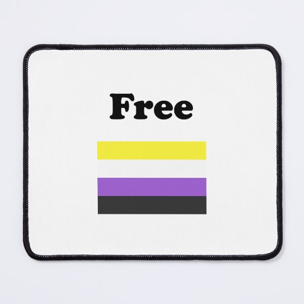 Item preview, Non-Binary Flag Free Nonbinary   designed and sold by Inspirationmotivation.