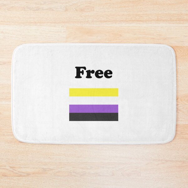 Item preview, Non-Binary Flag Free Nonbinary   designed and sold by Inspirationmotivation.