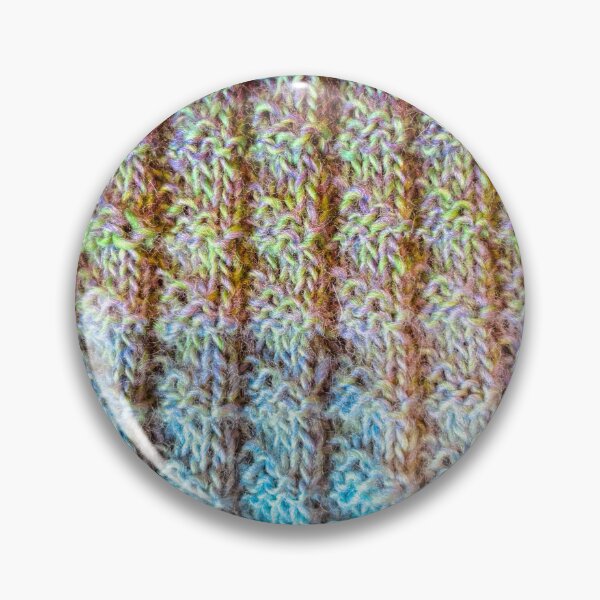 Item preview, Blue, pink, yellow and while scarf  designed and sold by thebentknitter.