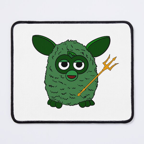 Item preview, Forest Green Poseidon Furby designed and sold by Animals-by-JB.