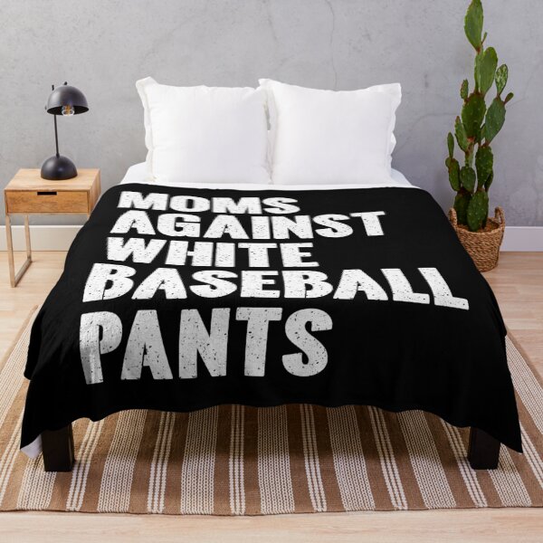 Item preview, Moms Against White Baseball Pants Funny Baseball Mom Quote designed and sold by Dapper-Art.
