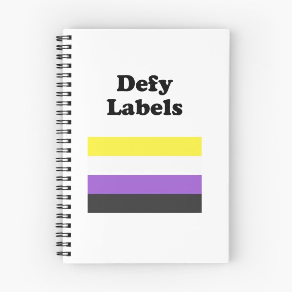 Item preview, Non-Binary Flag Defy Labels designed and sold by Inspirationmotivation.