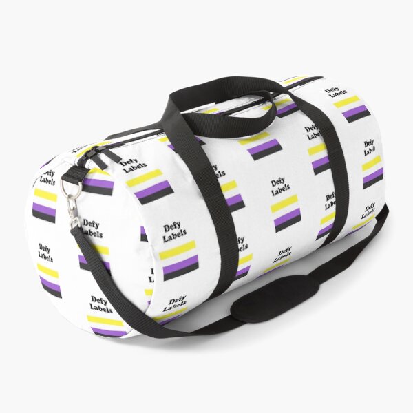 Item preview, Non-Binary Flag Defy Labels designed and sold by Inspirationmotivation.