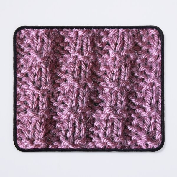 Item preview, Broken rib knit stitch using pink yarn designed and sold by thebentknitter.